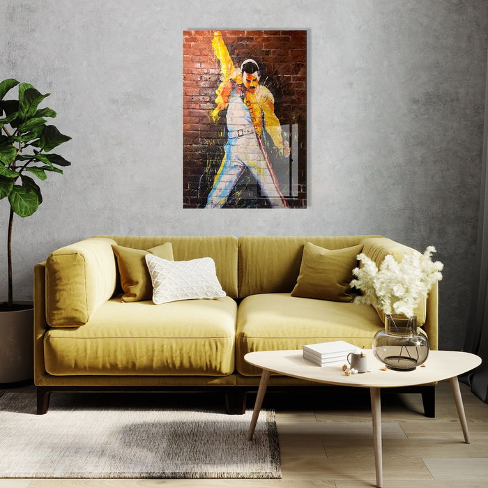 Wallity UV-616 Cuadro decorativo de cristal templado Multicolor 50 x 70 cm